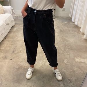 Zara| Balloon Jean| Black